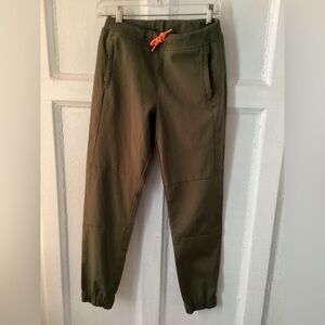 Polo by Ralph Lauren Olive Joggers with Orange Accent